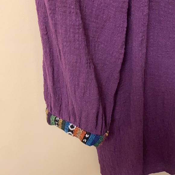 Jodifl Boho Lace tassel top purple S/M - Picture 3 of 9